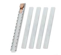 Craie de Stéatite Blanche + Porte-Mine Métal 143mm | Résiste à la chaleur intense, ne s'efface pas, pour idéal soudure et métal chaud