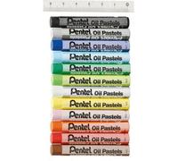 Pentel Pastels à huile PHN4 – Étui en plastique 25 pièces