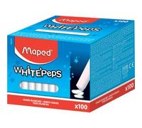 Craie pour tableau WHITE'PEPS, rond, blanc
