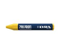 Craies industrielles hexagonales - Ø12 mm - longueur 95 mm - coloris jaune - par 12 LYRA