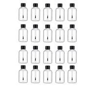 CRAKES Lot de 24 flacons de colle vides de 50 ml avec pinceaux pour tout-petits et enfants