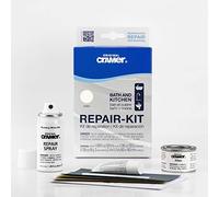 Cramer 16002US Kit de réparation pour baignoire Émail Acrylique Porcelaine Céramique - Blanc appareil - Refinition de baignoire, bac de douche, lavabo et évier