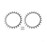 Crampons antidérapants en acier inoxydable pour tondeuse robot Dreame pour Mova 600 et Mova 1000 avec vis Torx Argenté