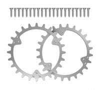 Crampons de traction en acier inoxydable pour tondeuse à gazon robotique, améliore l'adhérence sur les pentes, pour les modèles 320/330X/420/430X/440/450X et pour Landroid, argent/noir ensemble (A)