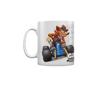 Crash Bandicoot Tasse Crash Team Racing Crash Emblem blanc