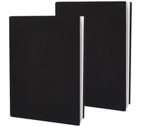 craspire 2Pcs Couverture de Livre Extensible Noir Couvercle de Livre Extensible couvertures de Manchon de Cahier 9 x 14in Douille Jusqu’à 9 x 11in Tissu élastique Rectangle réutilisable protéger