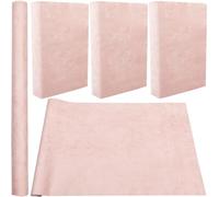 craspire 59 x 16.9,3 cm en Daim Rose pour Reliure de Livres A8-A(3), Tissu de Surface avec Support en Papier, Couverture de Livres, Album, Scrapbooking, Archives, Bricolage, Protection de Couverture