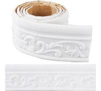 craspire 82 x 3 pouces moulure de couronne en mousse flexible autoadhésive, bordure de papier peint à coller, bordure en mousse décorative adhésive 3D pour murs, bordure de miroir, lignes murales