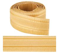 craspire Bordure de Papier Peint Autocollante de 90,5 x 3,14 Pouces Moulure de Couronne Dorée Autocollante Flexible 3D pour Plinthe Miroir Bordure Murale Adhésive Lignes de Base Mousse pour Chambre