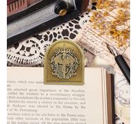 craspire Clip de Journal Vintage Épée Dragon Métal Clips de Livre Carnet de Voyage Pince à Pages décorative en Laiton Porte-fichier Baroque Signet pour Planner Accessoire de Lecture pour Documents TN