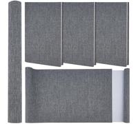 CRASPIRE Couverture de reliure de livre en tissu gris de 130 x 30 cm avec dos en papier A4 à A8, couverture de livre en lin et polyester tissé pour livres, albums, scrapbooking, archivage, bricolage,