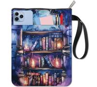 craspire Pochettes pour Livres Protection pour Livres avec Poche Supplémentaire Tissu Lavable Imprimé Recto Verso pour Carnets de Notes Étui à Fermeture Éclair pour Livres de Poche Cadeaux pour Rats