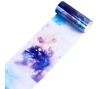 craspire Render Pet Tape Stickers décoratifs Masquage Washi Tape Clair Coloré DIY Manuel Artisanat Auto-adhésif Imperméable à l’Eau Journalisation Scrapbooking Collage Emballage Cadeau pour Agenda