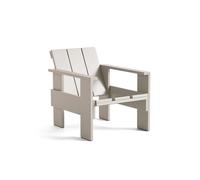 HAY Chaise lounge Crate en pin laqué London fog