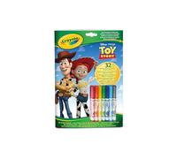 CRAYOLA - Album Activités et Coloriage Toy Story avec 32 Pages à Colorier et 7 Mini Feutres Lavables, Activité Créative pour Enfants 3 4 5 Ans