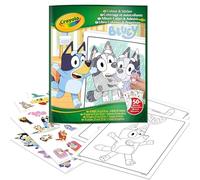 Crayola, Album de Coloriage & Autocollants, 32 Pages et 4 Feuilles | 32 pages, 4 feuilles d'autocollants, Album de coloriage bluey, Colorez avec bluey, Au-delà de la couleur, dès 3 ans