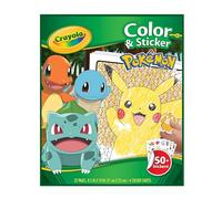 Crayola - Album de Coloriage Pokémon avec Stickers, 32 Pages, dès 3 ans | 32 pages, Plein de contenu, Autocollants, Idéal pour les voyages, Tout ce dont vous avez besoin pour passer des heures