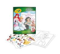 Crayola - Livre de Coloriage Color & Sticker Disney Princesse, 32 Pages | 32 pages, 50 autocollants, Color & sticker, Sujet princesse de disney, Idéal pour filles et garçons passionnés, dès 3 ans