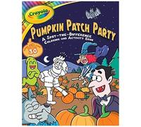 Crayola: Pumpkin Patch Party (A Crayola Halloween Spot The Difference Coloring Sticker Activity Book For Kids)