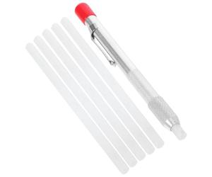Crayon à Marquer pour Stéatite Rond avec Support, Soudage Métal | Recharges Rondes en Stéatite, Aluminium et Craie, Tracés Précis, Atelier Personnel