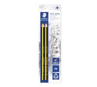 Staedtler Crayons graphite Noris 119 – Jumbo triangulaire HB gros module – Blister 2