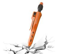 Crayon de charpentier avec trou profond - Porte-mine à bec long | 2,8 | Marqueur de construction avec pointe allongée de 40 mm, construction robuste, résistante aux chutes, poignée ergonomique pour