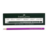Crayon De Couleur - Craie Grasse Faber Castell - 110134 - Crayon De Couleur Polychromes Cramoisi