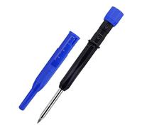 Crayon de marquage de trou de 2,8 mm de profondeur avec pointe en métal avec housse de protection pour menuiserie et projets de menuiserie Outil de marquage ergonomique