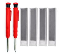 Crayon De Menuisier Pour La Construction, Avec 24 Recharges, Stylo Mécanique À Plomb, D'architecte, 2 Pièces