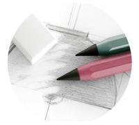 Crayon de papier éternel Infinity, blanc