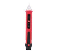 Crayon de test électrique de détecteur de tension de haute précision 48 1000V 12 1000V stylo testeur de tension ca avec capteur NCV et lumière LED pour l'entretien électrique (Rouge)