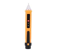 Crayon de test électrique de détecteur de tension de haute précision 48 1000V 12 1000V stylo testeur de tension ca avec capteur NCV et lumière LED pour l'entretien électrique (Jaune)