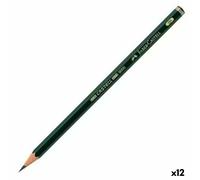 Crayon Faber-Castell 9000 Écologique Hexagonal 2H (12 Unités)