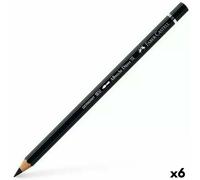 Crayon Faber-Castell Albrecht Dürer Aquarelle Noir Hexagonal (6 Unités)