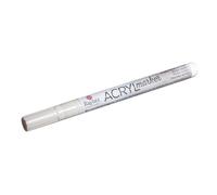 Crayon - feutre acrylique, blanc, Pointe ronde 1 - 2mm, avec soupape