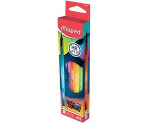 Crayon graphite BLACK'PEPS ENERGY, dureté: HB, étui 12