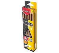 Maped Crayon de papier BLACK'PEPS JUMBO avec gomme