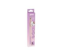 Crayon graphite - HB - Mauve - Mine infinie - Ne se taille pas - Facile à effacer -