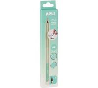 Crayon graphite - HB - Vert - Mine infinie - Ne se taille pas - Facile à effacer -