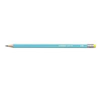 Stabilo Lot De 6 Crayons Graphite Pencil 160 Bout Gomme Hb - Bleu Clair