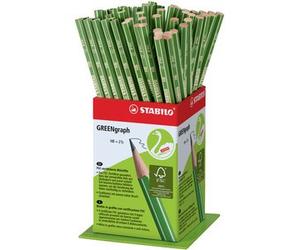 Crayon GREENgraph, dureté: HB, présentoir de 60