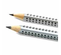 Faber-Castell Crayon graphite GRIP 2001 2B, corps triangulaire Soft Grip, 1 unité