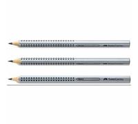 FABER-CASTELL Crayon Jumbo GRIP, B, argent