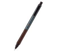 Crayon mécanique 0,5 mm, modèle Kuru Toga, corps en bois, couleur gris acier
