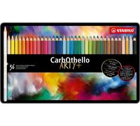 Crayon pastel - STABILO CarbOthello - étui métal de 36 couleurs - avec 36 couleurs différentes