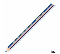 Crayon Staedtler Jumbo Noris Bleu Bois (12 Unités)