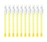 Crayon translucide multi-points, multicolore, non pointu, crayons empilables, en plastique pop-up avec gomme sur le dessus, crayons empilables