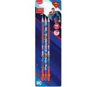 Maped - Crayons à papier Superman Graphite HB2 - Forme triangulaire ergonomique - Pack de 6