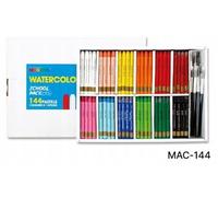 Crayons aquarellables Mungyo Gallery Artists MAC-144, 12 couleurs (12 pièces) + petit pinceau