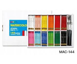 Crayons aquarellables Mungyo Gallery Artists MAC-144, 12 couleurs (12 pièces) + petit pinceau